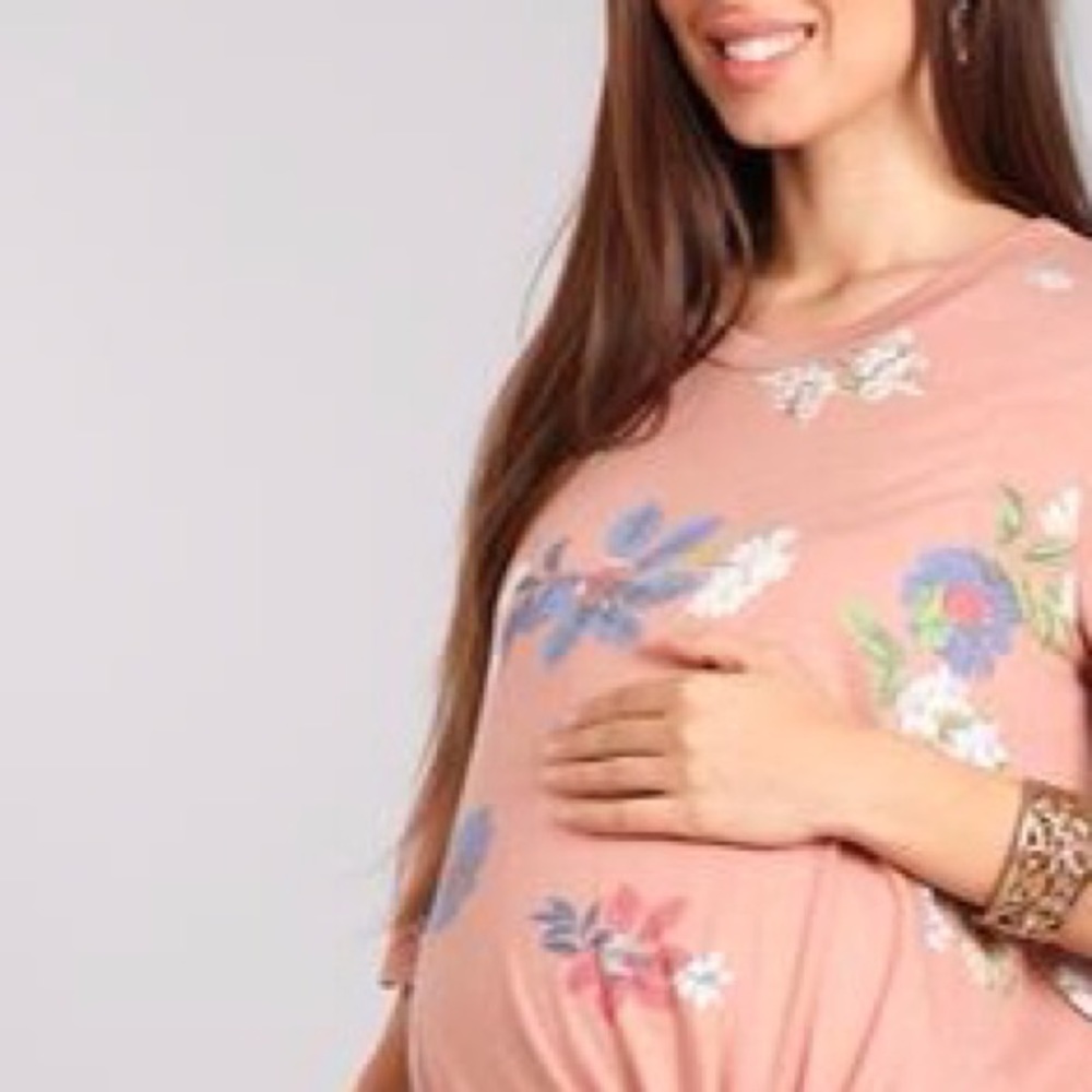 NWT FLORAL TIE TOP